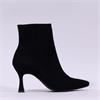 Paul Green High Heel Ankle Boot - Black Suede